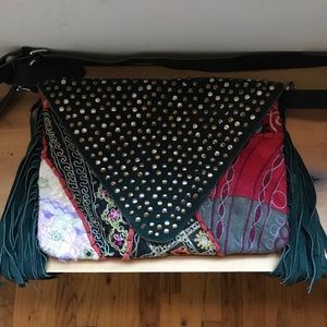 Vintage gypsy soul studded fringe from Free People